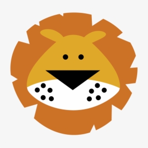 Cartoon Lion Face - Cute Lion Face Cartoon
