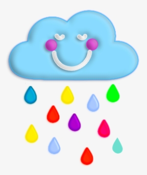 Raindrops Clipart Heart - Clip Art