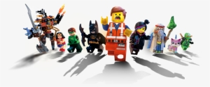 Image Minifig Group Background Clipart Freeuse Stock - Lego Movie Characters Png