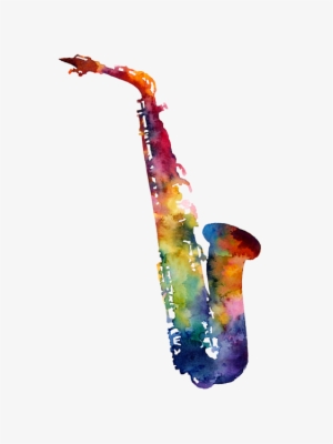 Bleed Area May Not Be Visible - Alto Sax Art