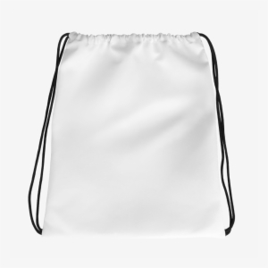 Watercolor Flowers Drawstring Bag - White Drawstring Bag Png