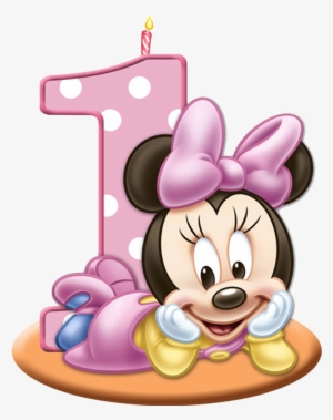 Minnie Mouse Png Baby Girl Birthday, - Minnie Mouse 1st Png
