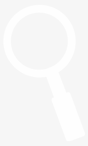 White Magnifying Glass Png Banner Library Library - Magnifying Glass Icon White