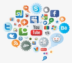 Social Media Icons Cloud - Social Media Icon Cloud
