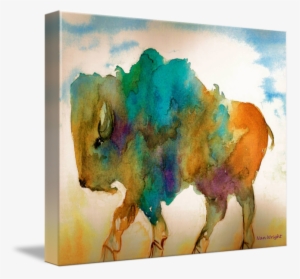 "roaming Buffalo" By Nan Wright