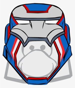 Vector Free Library Helmet Clipart At Getdrawings Com - Club Penguin Iron Man Helmet