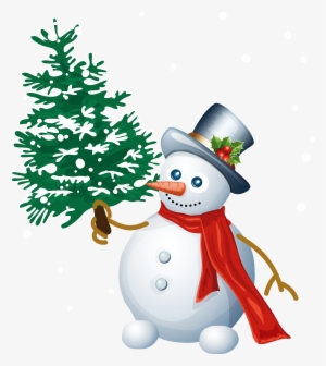 Snowman - Christmas Snowman Clipart Png