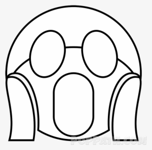 How To Draw A Fear Emoji - Draw Of Fear