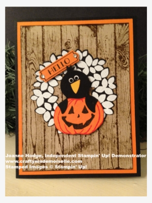 Su Crow Punch Art Wondrous Wreath Card Design - Art