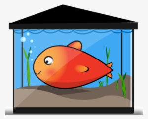 Free Vector Gold Fish Tank - Fish In Tank Clipart