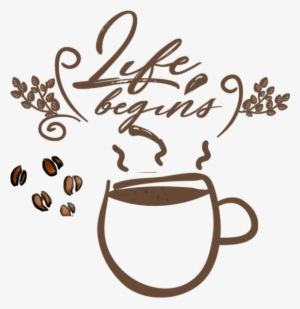 Cartoon Hand-painted Coffee Drink, Coffee, Drinks, - Coffee Leaf Ilustration Vector