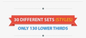 Main Title - Red Color Lower Third