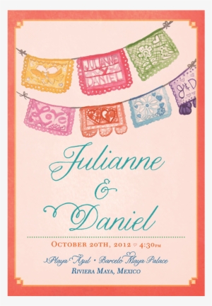 Julianne & Daniel's Wedding Program And Menu » Watercolors - Wedding