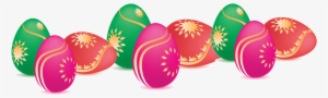 Easter Eggs Clipart Pile - Easter Egg Pile Png