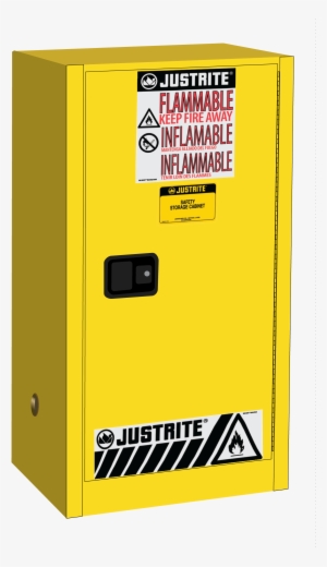Pouring Beaker Yellow Png - Justrite Sure-grip 18 Gauge Steel Yellow Safety Cabinet,