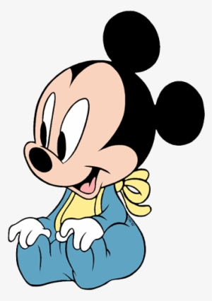Jpg Free Library Baby Mickey Mouse Clipart - Mickey Mouse Bebe Png