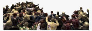 Dead-rising Zombies Around Truck Cropped - Sir We Re Surrounded Good