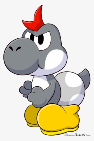 Baby Yoshi - Black Yoshi Thousand Year Door
