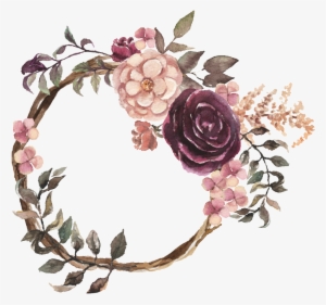 Este Fondos Es Fragante Corona Acuarela Pintada A Mano - Boho Schicke Hochzeits-einladung Karte