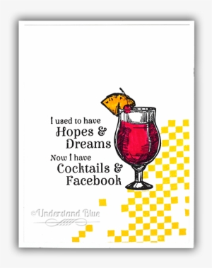 Cocktails & Fb Card By Understand Blue - Tapete Para Caixa De Areia