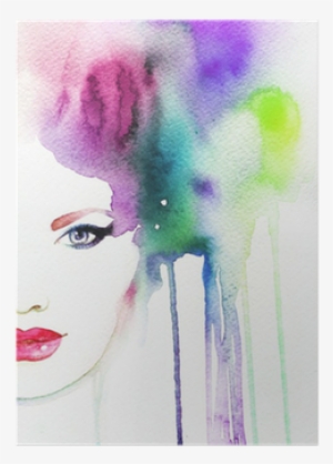 Woman Portrait - Watercolor Painting
