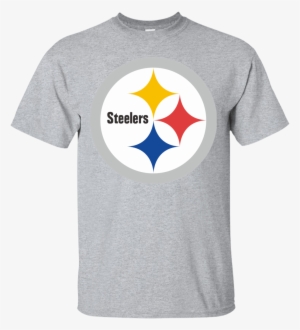 Pittsburgh Steelers Logo Football Men's T-shirt - White Straight ...