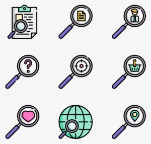 Search 50 Icons - Circle