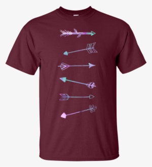 Ombre Watercolor Arrows T Shirt Gildan Ultra Cotton - Cable T Shirt