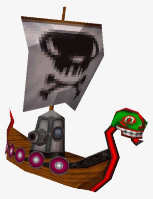 Spirit Tracks Pirate Ship Artwork - The Legend Of Zelda: Spirit Tracks