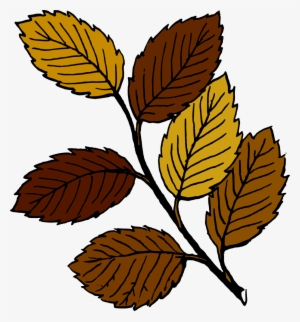 Leaves Clipart Brown Leaf Pencil And In Color Leaves - Dead Leaves Clip Art