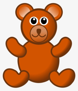 Brown Teddy Bear Svg Clip Arts 510 X 598 Px