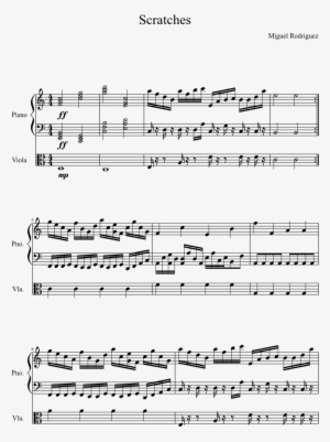 Scratches Sheet Music Composed By Miguel Rodriguez - La Vie Est Belle Partition Piano