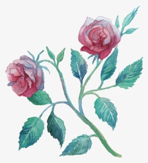Flower Watercolor Painting Clip Art Transprent Png - Watercolor Painting