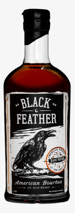 Black Feather Whiskey Bottle Copy - Bourbon Whiskey