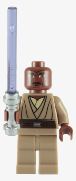 Lego Mace Windu Minifigure With Purple Lightsaber