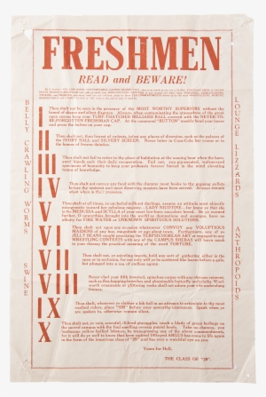 25 Things You Can Find In F - Freshman