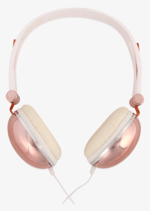 Rose Gold Headphone Png Image With Transparent Background - Clear Background Headphones Png