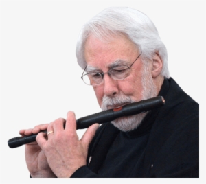 Musician Playing The Nohkan Flute Png - Flute