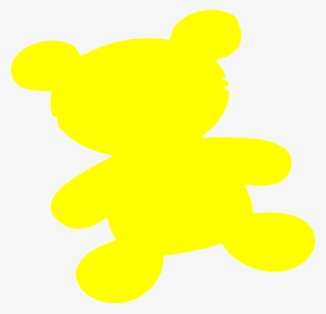 How To Set Use Yellow Teddy Bear Svg Vector