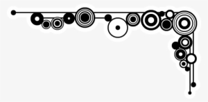 Corner Border Png - Black & White Corner Borders