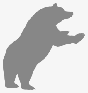 Bear On Hind Legs - Bear On Hind Legs Silhouette