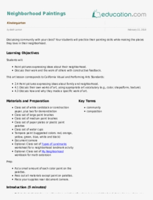 Neighbourhood Paintings - Staple Removal Documentation Example