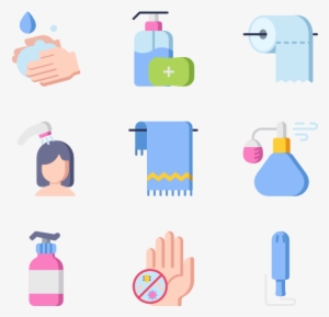 Hygiene Routine 50 Icons - Hygiene