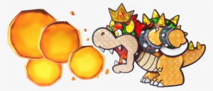 Sticker Star Artwork Including Characters, Enemies - Paper Mario Sticker Star Bowser