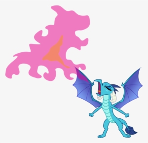 Davidsfire, Dragon, Dragoness, Eyes Closed, Female, - Mlp Ember Breathing Fire