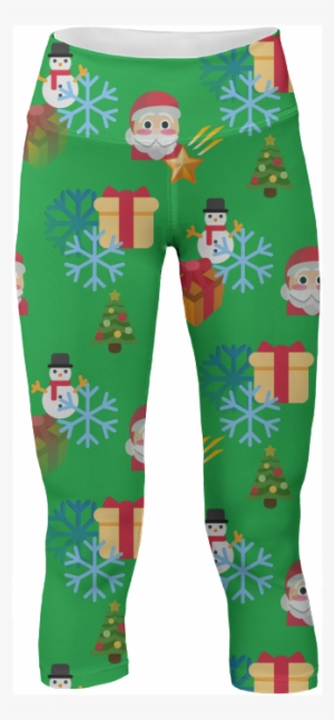 Christmas Emoji Yoga Leggings Pants $65 - Christmas Day