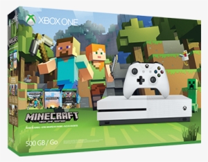 En Intl L Xboxone Console Minecraft Us Zq9 00043 Mnco - Xbox 1 S Minecraft Bundle