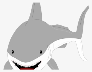 Tiger Shark Clipart Silhouette White - Shark