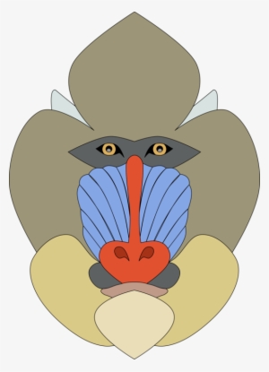 Mandrill Primate Ape Drawing Monkey - Mandrill Clipart