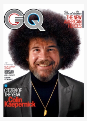 Bob Ross Afro Png - Colin Kaepernick Gq Poster